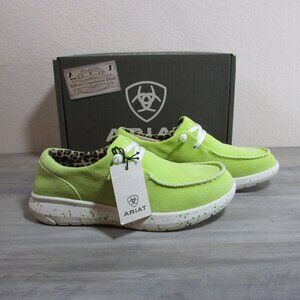 Ariat Women's Hilo Slip On Sneaker Shoe Electric Lime 10050970